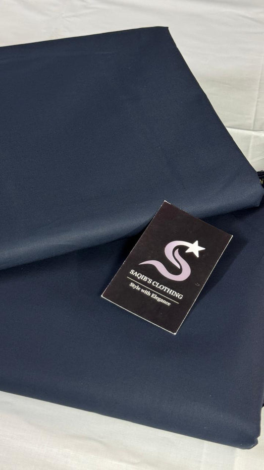 Premium Navy Blue Cotton