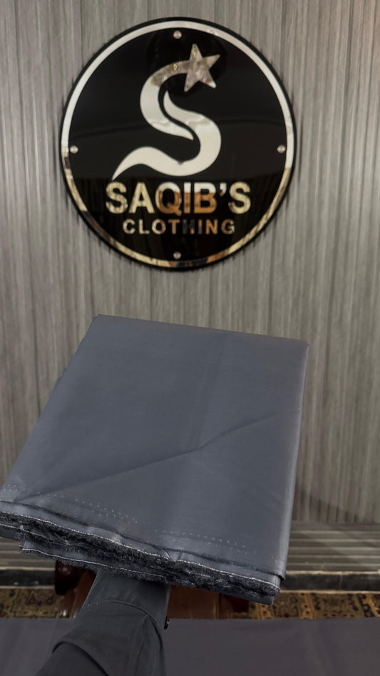 Premium Charcoal Grey Cotton