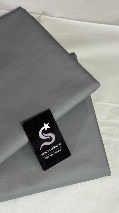 Premium Smoke Grey Cotton