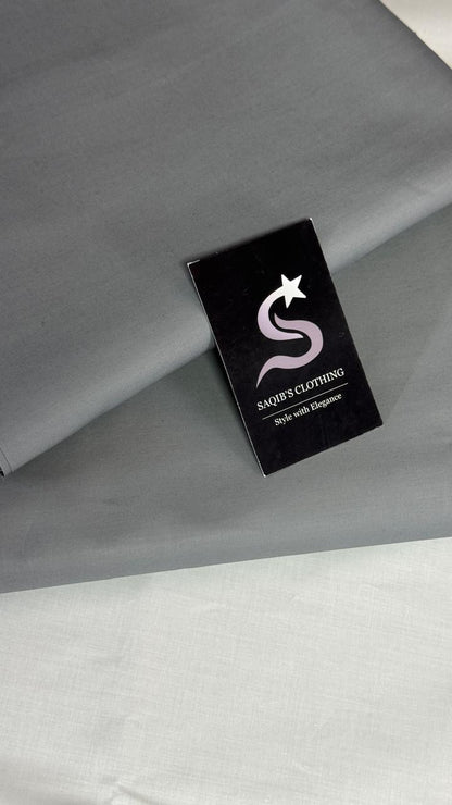 Premium Smoke Grey Cotton