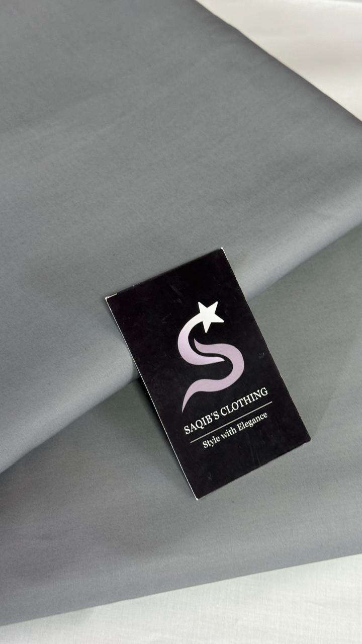 Premium Smoke Grey Cotton