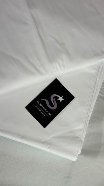 Premium Pure White cotton