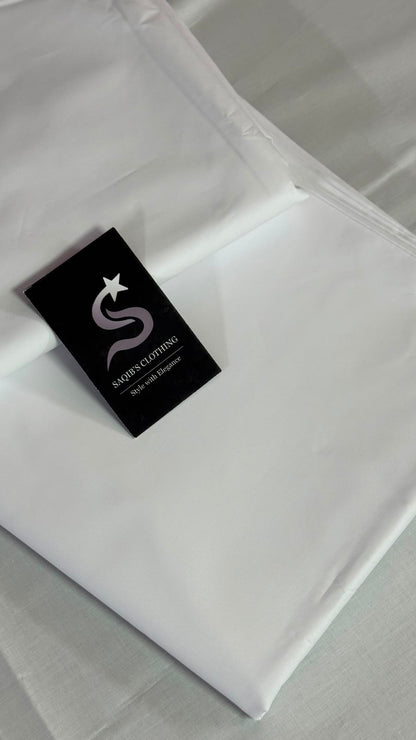 Premium Pure White cotton