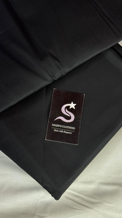 Premium Jet Black Cotton