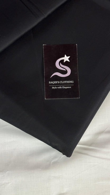 Premium Jet Black Cotton
