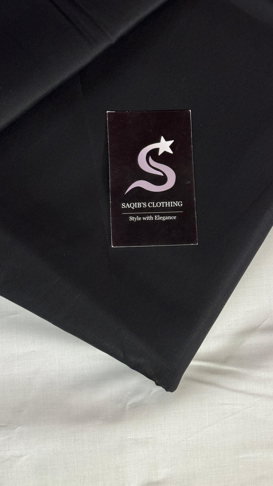 Premium Jet Black Cotton