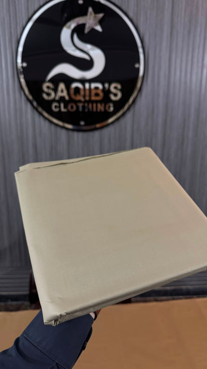Premium Cream Beige Cotton