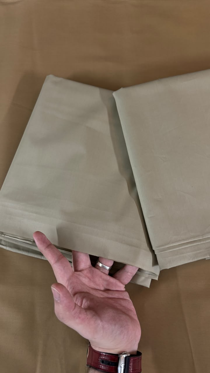 Premium Cream Beige Cotton