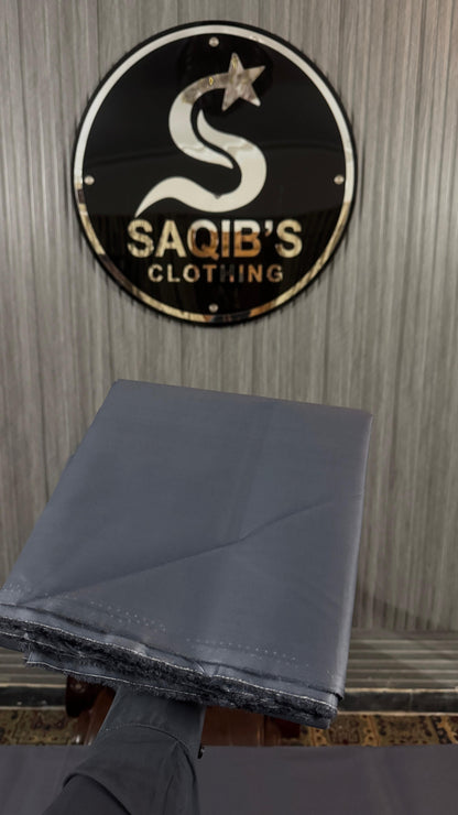 Premium Charcoal Grey Cotton