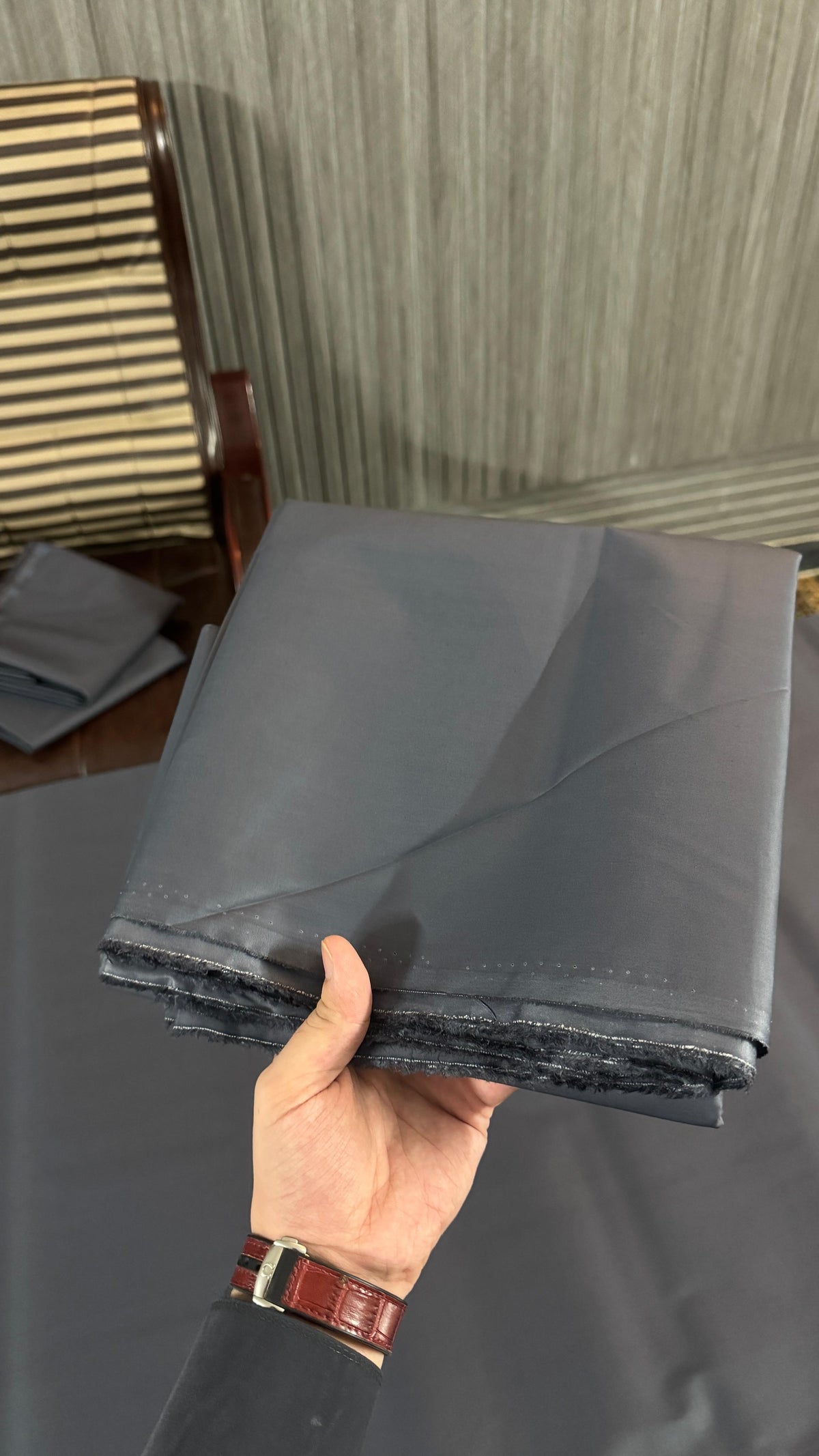 Premium Charcoal Grey Cotton