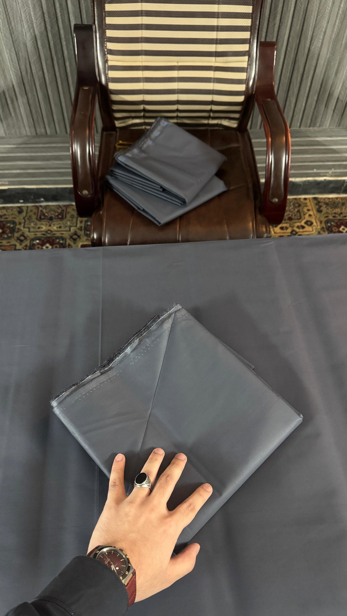 Premium Charcoal Grey Cotton