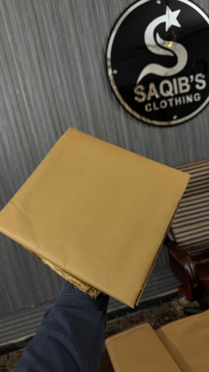 Premium  Golden Brown Cotton