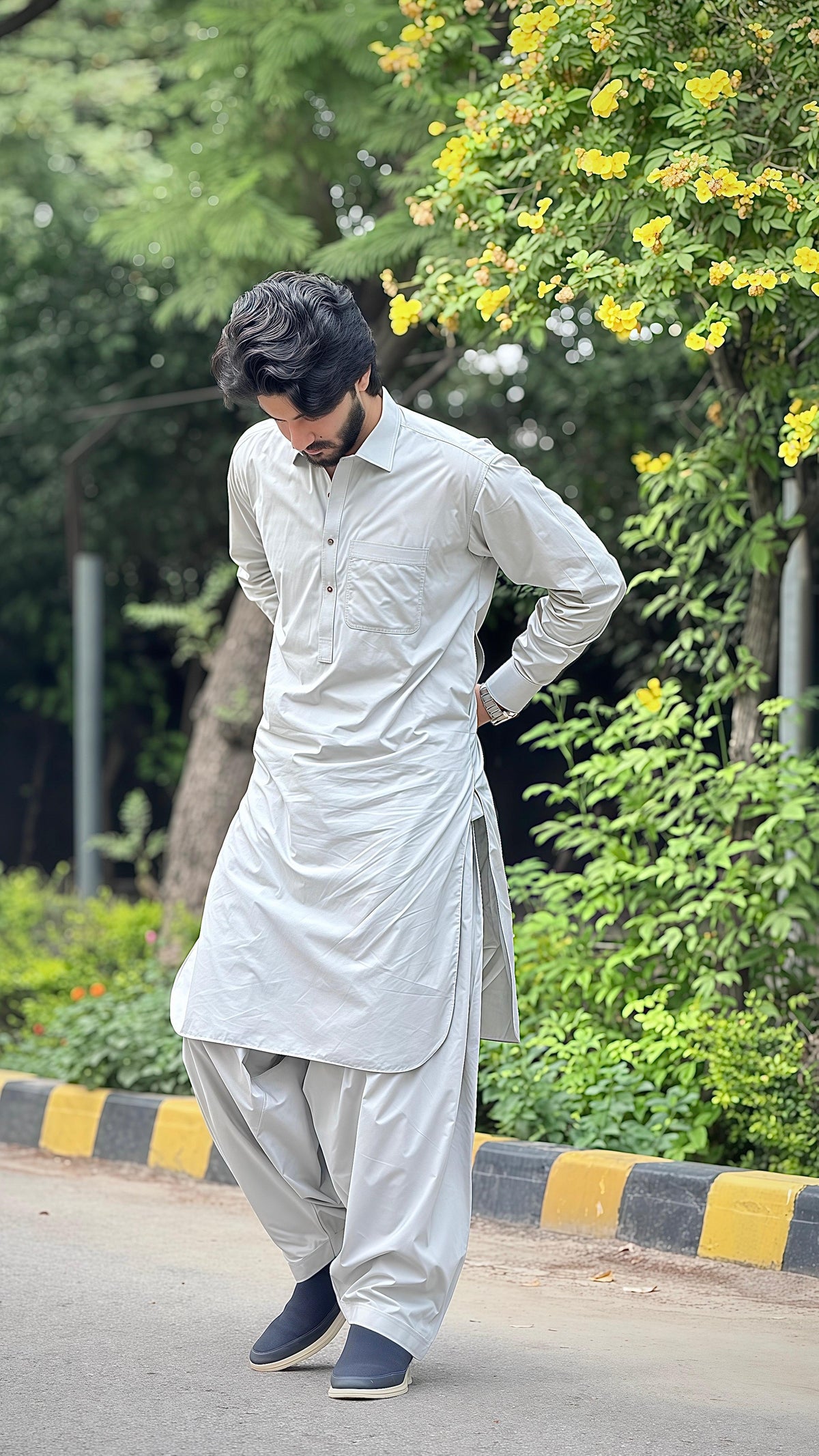 Premium Light Silver Cotton